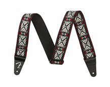 Correa de Guitarra Fender Pasadena Woven Red Snowflake 2