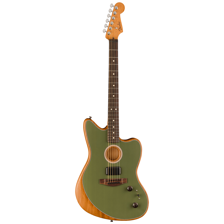 Fender Acoustasonic Player Jazzmaster RW Antique Olive