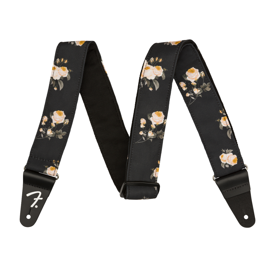 Fender Floral Black Guitar Strap
