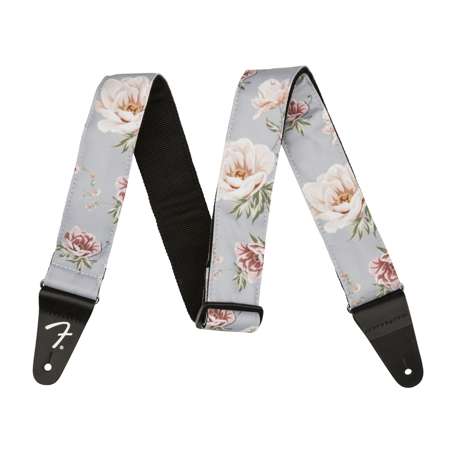 Fender Floral Gray Guitar Strap