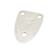 Fender 70s Vintage-Style 3-Bolt "F"Stamped Guitar Neck Plate
