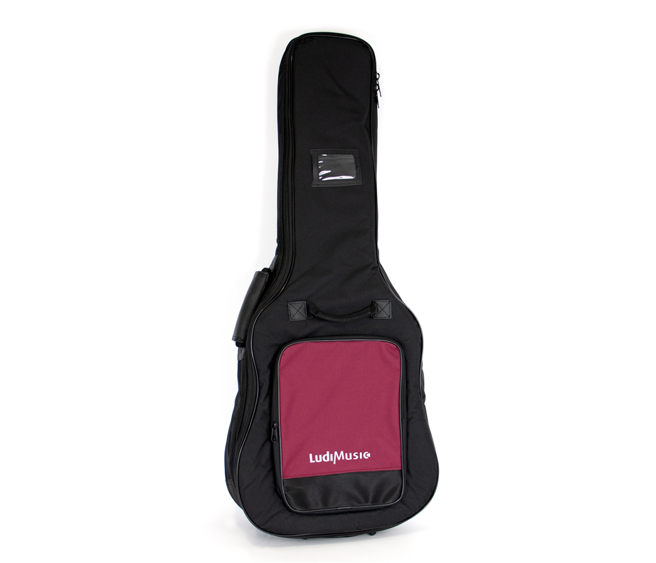 Saco guitarra clássica 4/4 Ludimusic 76 Wine Red