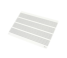 Fuzeau 7535 Music Whiteboard 4 Staffs