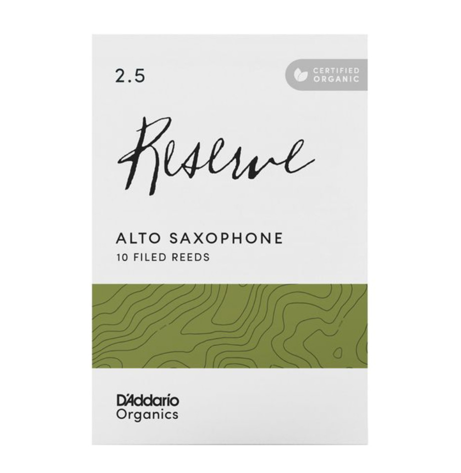 Daddario Reserve Organics 2.5 Alto Sax Reed