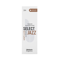 Caña Saxo Tenor 3H D'Addario Organic Select Jazz Unfiled Paq 5-Un