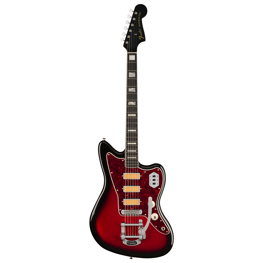 Fender Gold Foil Jazzmaster Ebony Fingerboard Candy Apple Burst