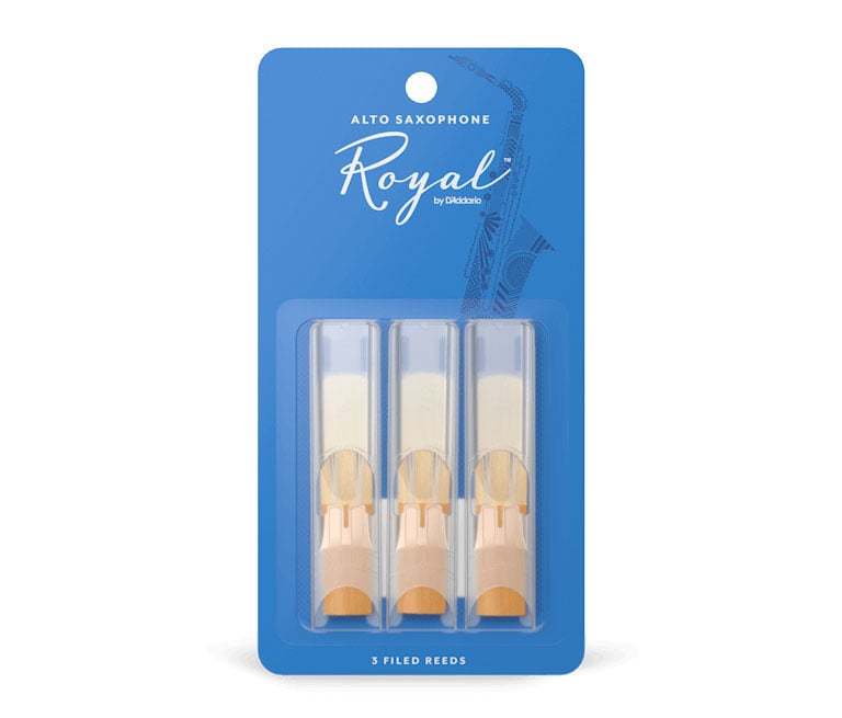Palheta Sax Alto 3.0 D'Addario Royal Filed Cx 3-Un
