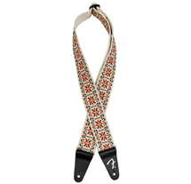 Correa de Guitarra Fender Pasadena Woven Strap Lattice Orange