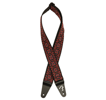 Correa de Guitarra Fender Pasadena Woven Strap Lattice Red