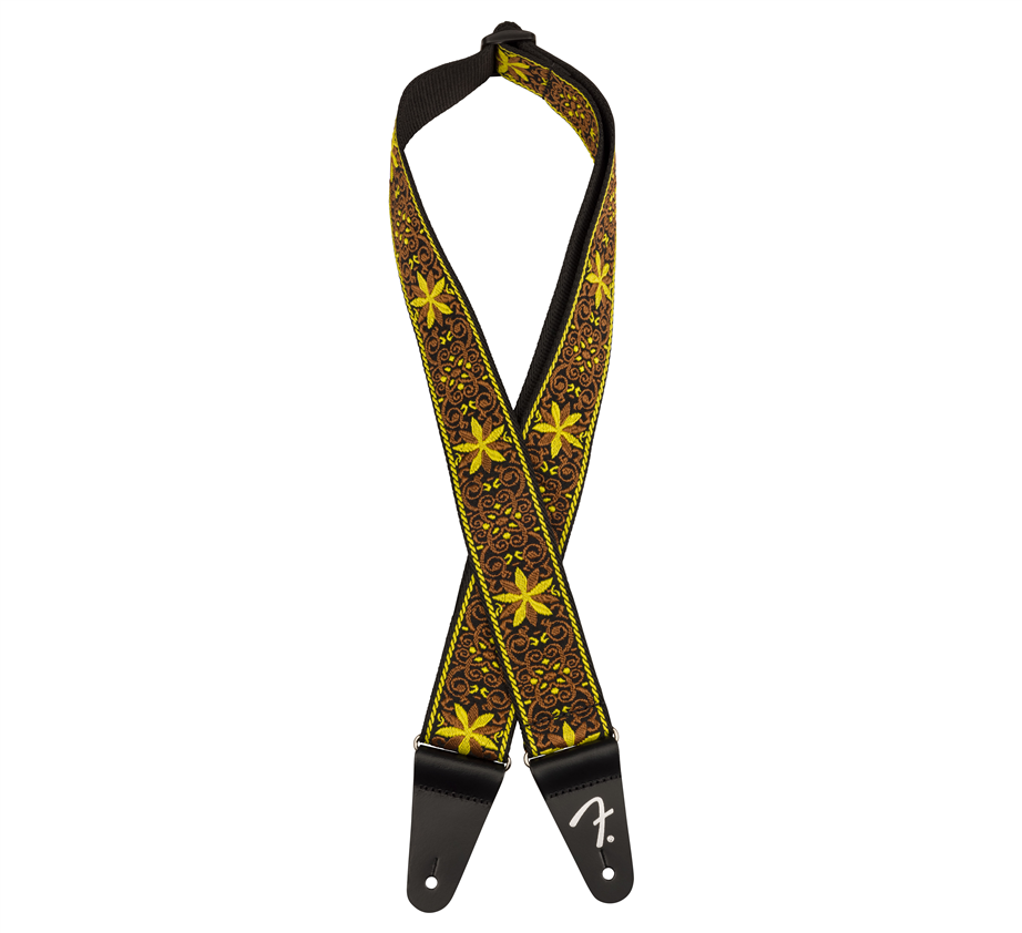 Fender Pasadena Woven Strap Yellow Wallflower Guitar Strap