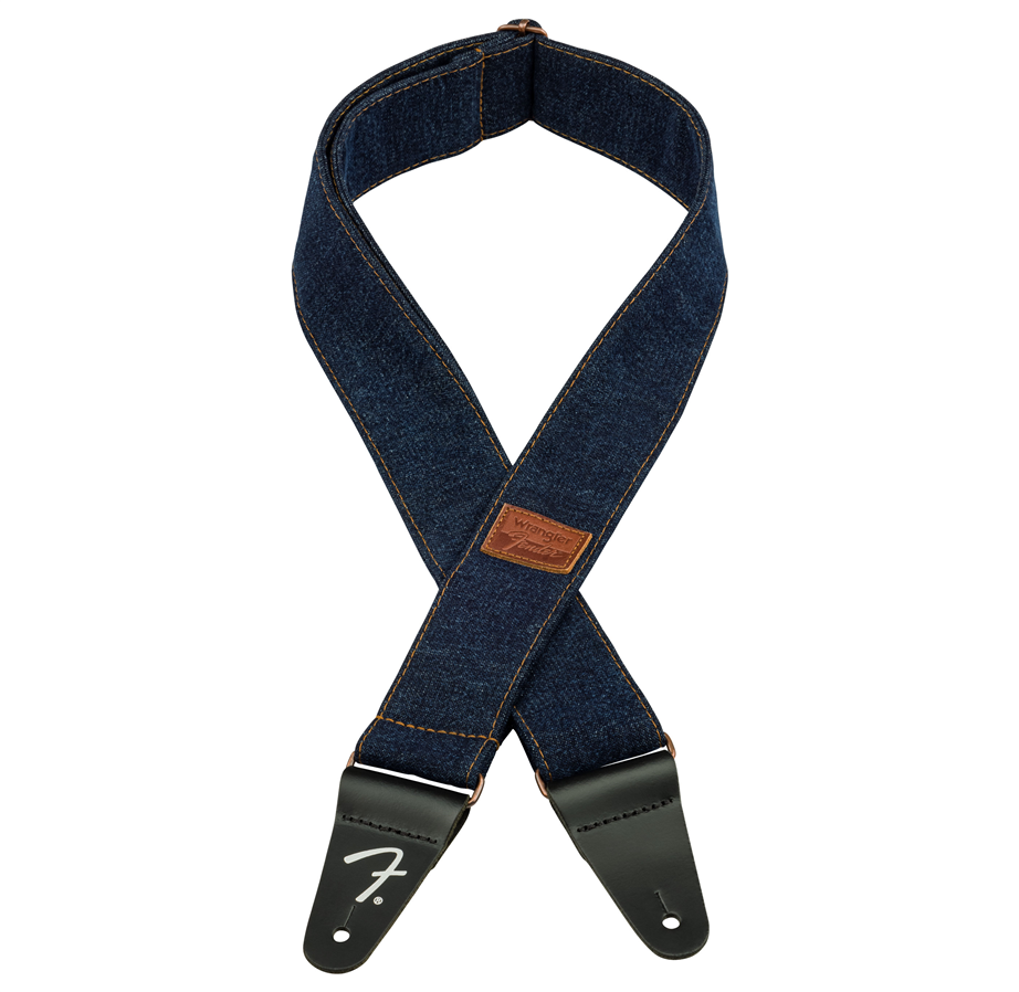 Fender Wrangler Denim Dark Indigo Guitar Strap