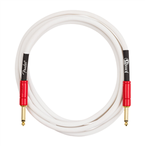 Fender John 5 Instrument Cable White and Red 3mt