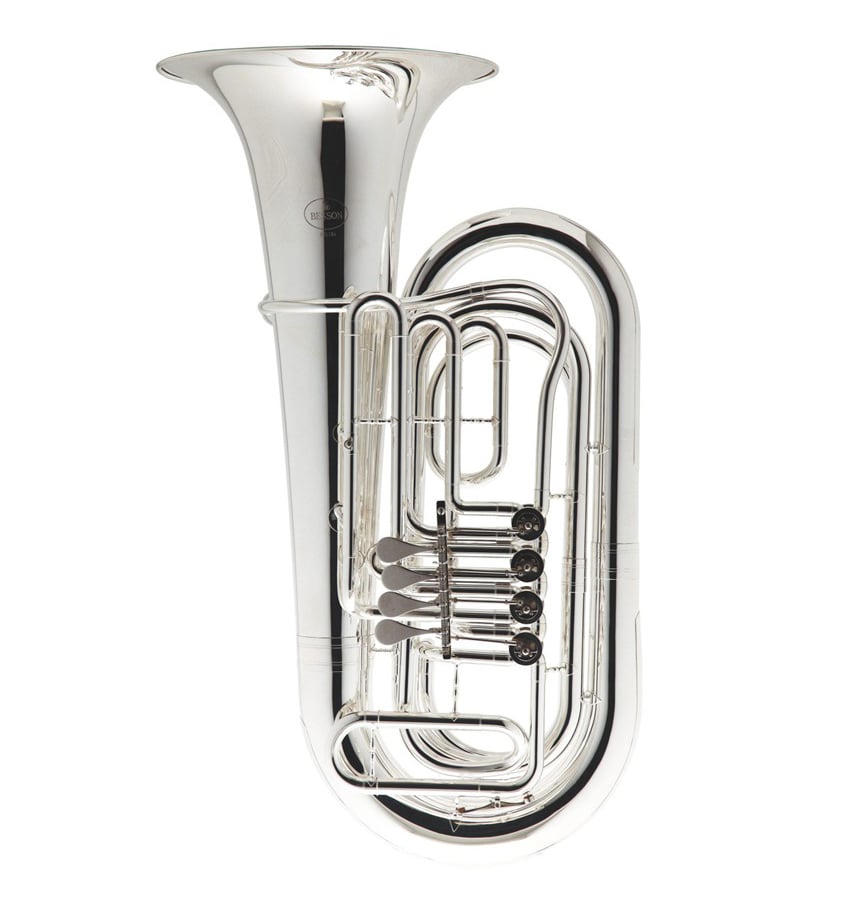 Besson BE186 Prodige 3/4 Silver-Plated Bb Tuba
