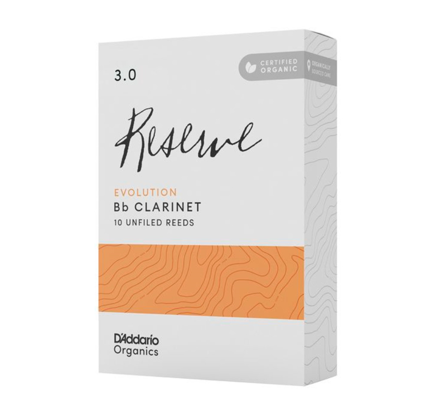 Daddario Reserve Evolution Organics 3.0 Bb Clarinet Reed
