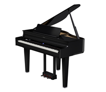 Roland GP-6 Baby Grand Piano Polished Black Digital Piano