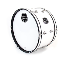Mapex CBS2010 White 20"x10" Marching Bass Drum