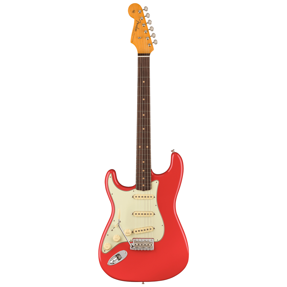 Fender Left-Handed American Vintage II 1961 Stratocaster RW Fiesta Red