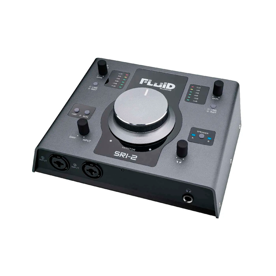 Fluid Audio SRI-2 Black USB Audio Interface Ludimusic