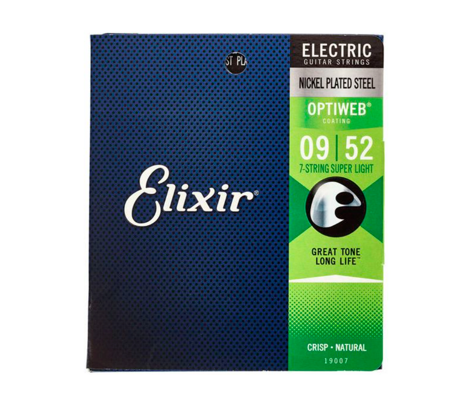 Elixir Optiweb 19007 Super Light 009-052 7 Strings Electric guitar strings