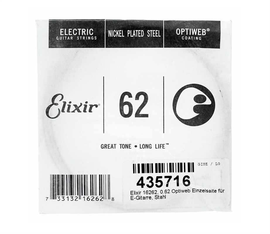 Elixir 0.62 Optiweb Individual steel string