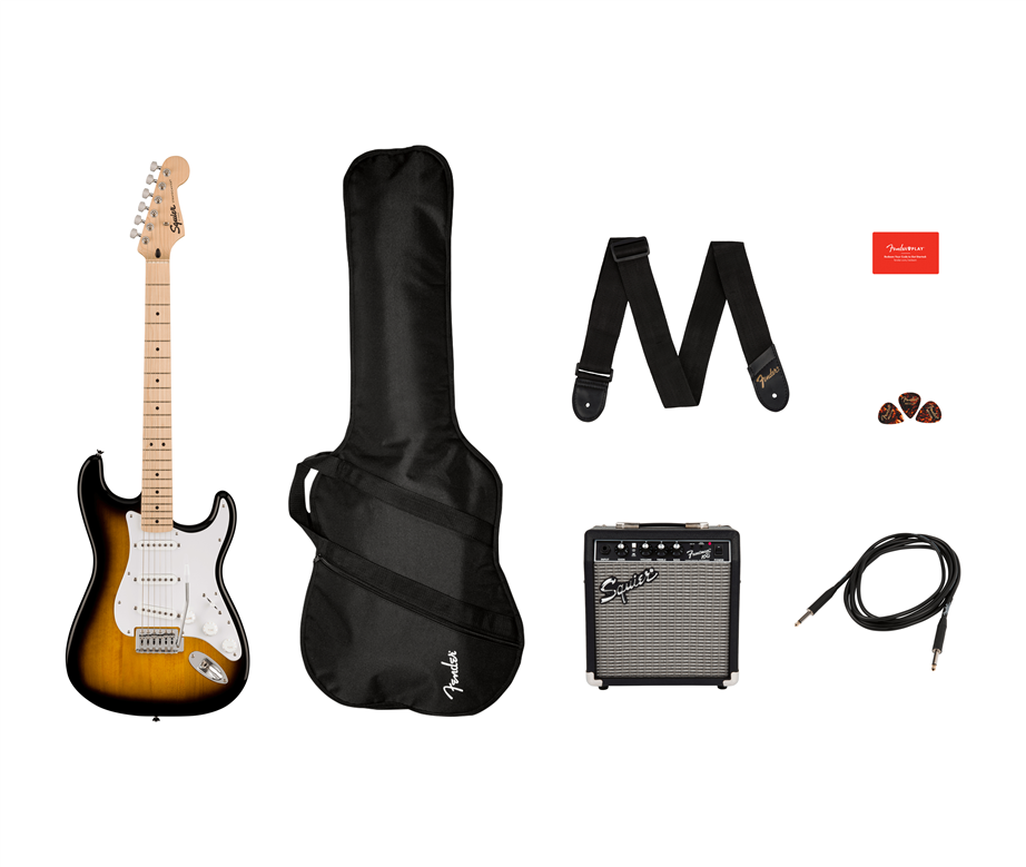 Fender Squier Sonic Stratocaster Pack MN 2-Color Sunburst