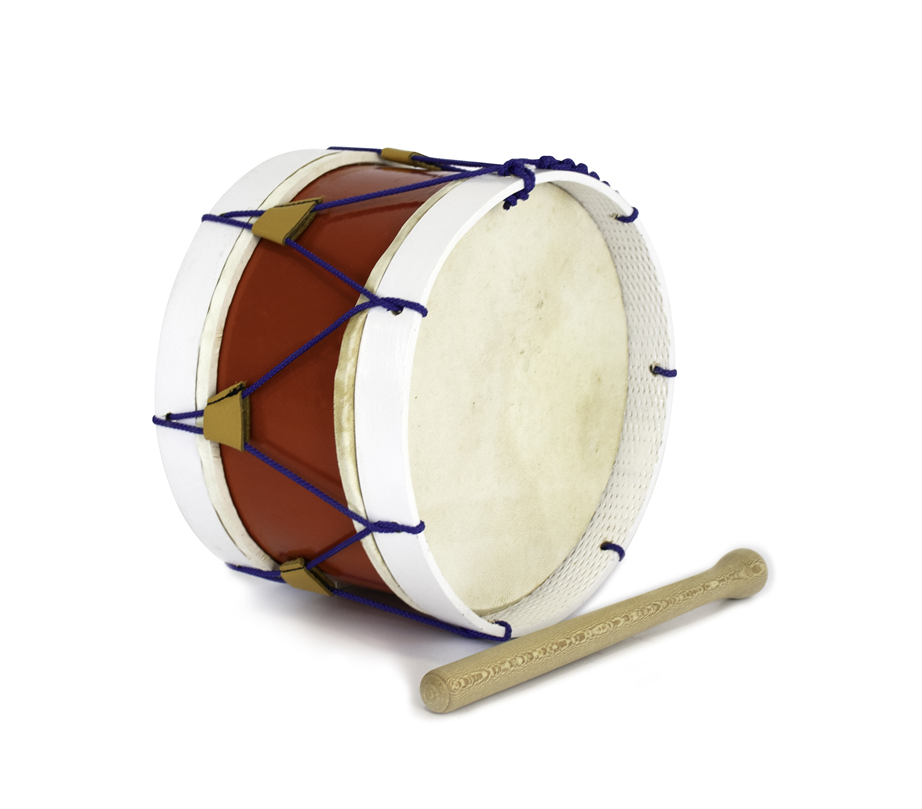 Bombo Tradicional Adamastor PLX10 Rojo / Arco Blanco 24cm