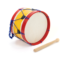 Adamastor PLX10 Yellow / Red Hoop 24cm Traditional Tom