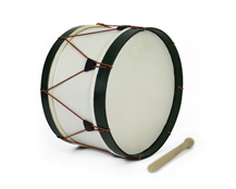 Adamastor PLX14 White / Green Hoop 35cm Traditional Bass Drum