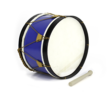 Adamastor PLX14 Blue / Black Hoop 35cm Traditional Bass Drum