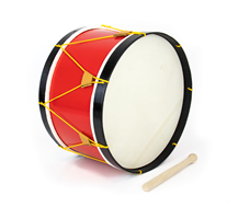 Adamastor PLX16 40cm Red/Black Hoop Traditional Tom