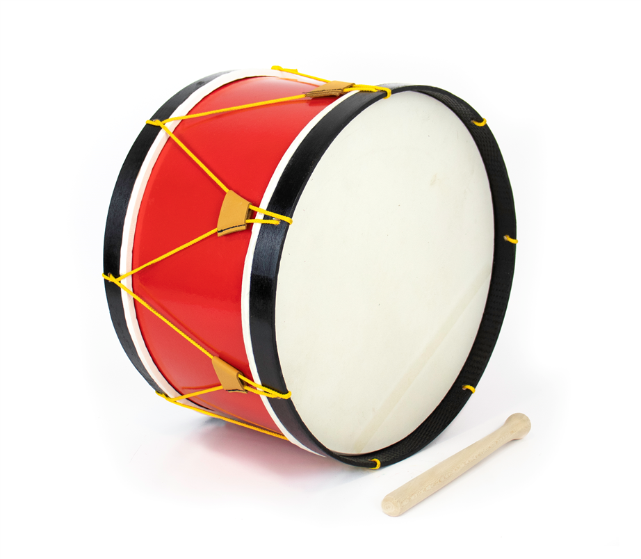 Adamastor PLX16 40cm Red/Black Hoop Traditional Tom