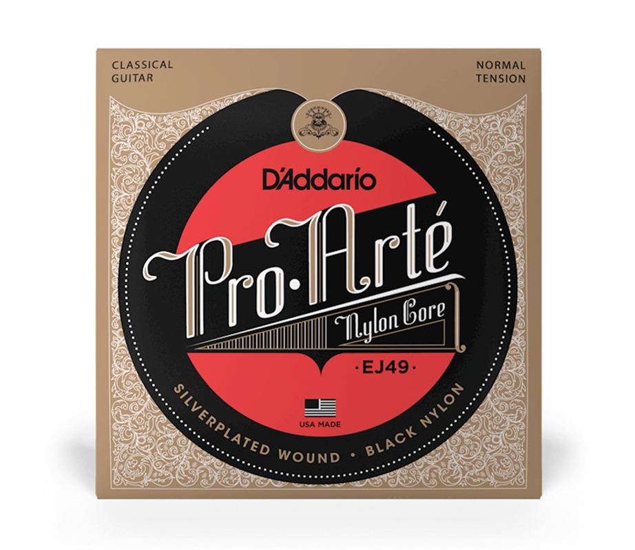 Daddario EJ49 Black Nylon Classic guitar strings
