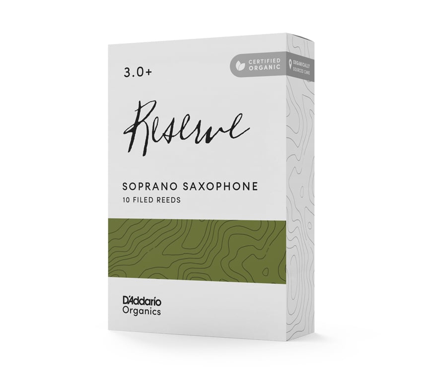 Daddario 3.0+ Organic Reserve Sax Soprano Reed