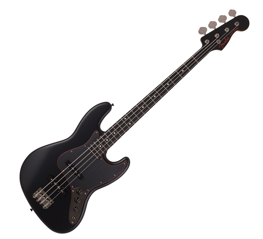 Fender Limited Made in Japan Hybrid II Jazz Bass Noir Black ...