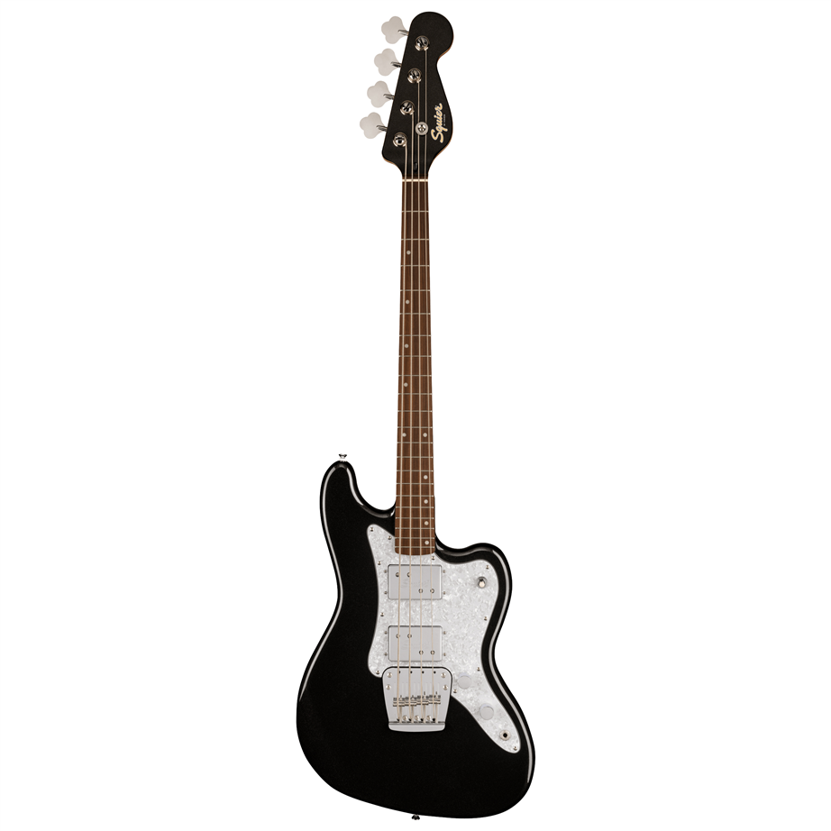 Fender Squier Paranormal Rascal Bass HH LRL Short Scale Metallic Black