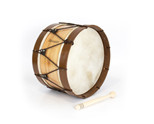 Bombo Tradicional Adamastor Nº4 Natural / Aros Escuros 38cm