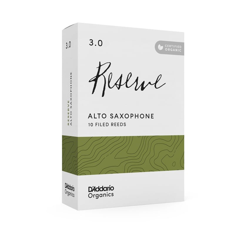 Palheta Sax Alto 3.0 Daddario Organic Reserve