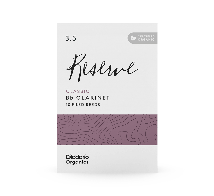 Daddario Reserve Classic Organic 3.5 Bb clarinet reed