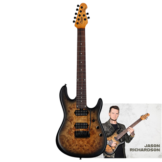 Sterling by MusicMan Jason Richardson Cutlass 7 Natural Poplar