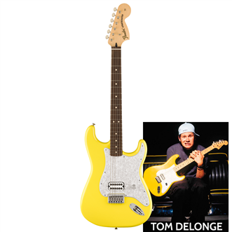 Fender Limited Edition Tom Delonge Stratocaster RW Graffiti Yellow