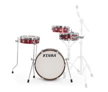 Batería Tama Club-JAM Pancake Kit LJK48P Burnt Red Mist