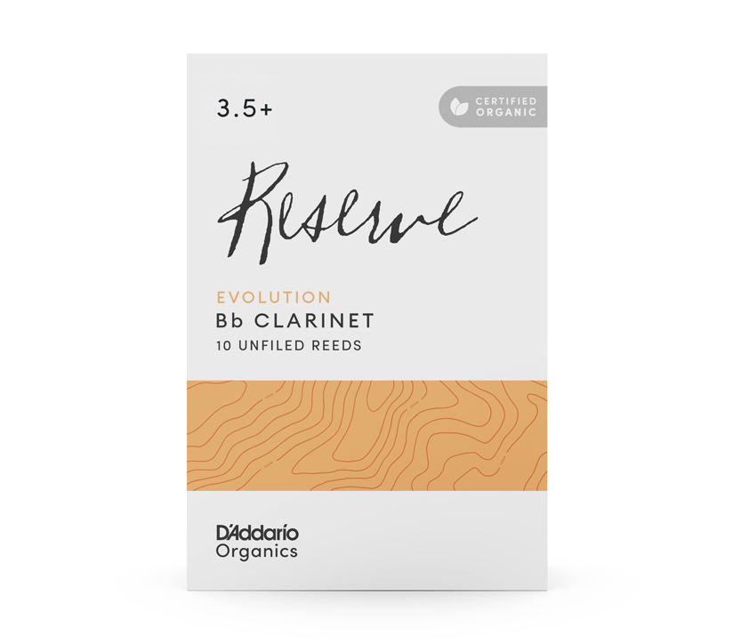 Daddario Organic Reserve Evolution 3.5+ Bb Clarinet Reed