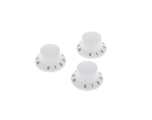 PRS Silver Sky Knob White button