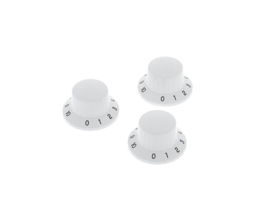 PRS Silver Sky Knob White button