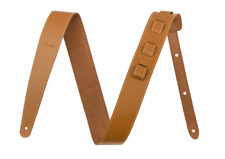 Correia Fender 2" Essentials Leather Strap Tan