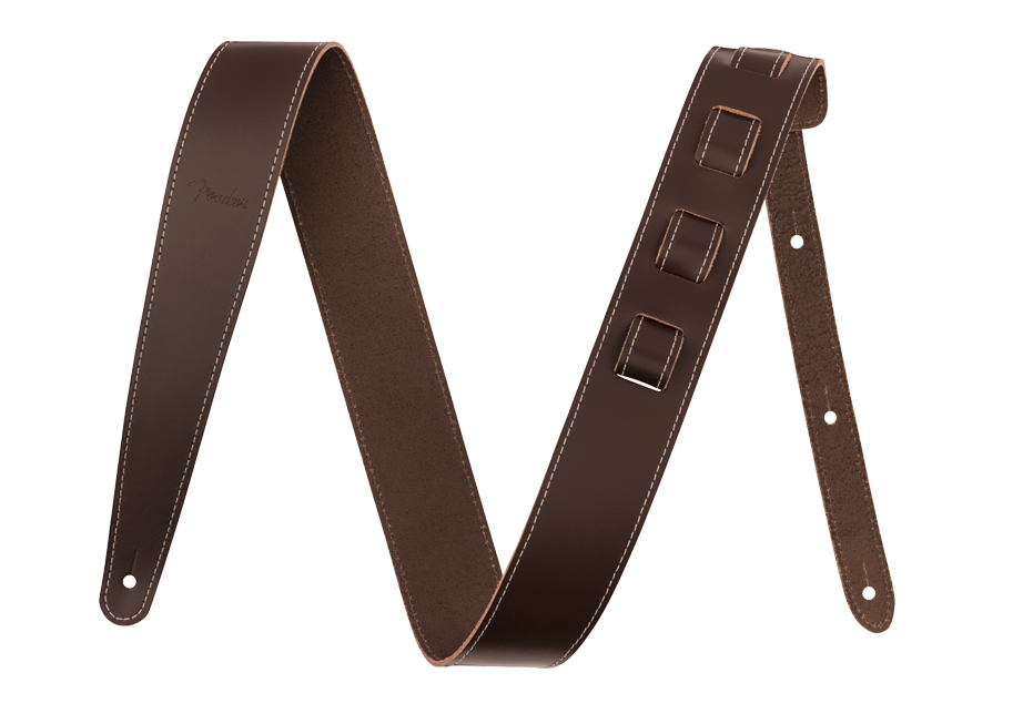 Correia Fender 2" Essentials Leather Strap Brown