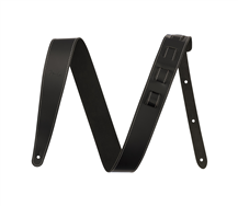 Fender 2" Essentials Black Leather Strap