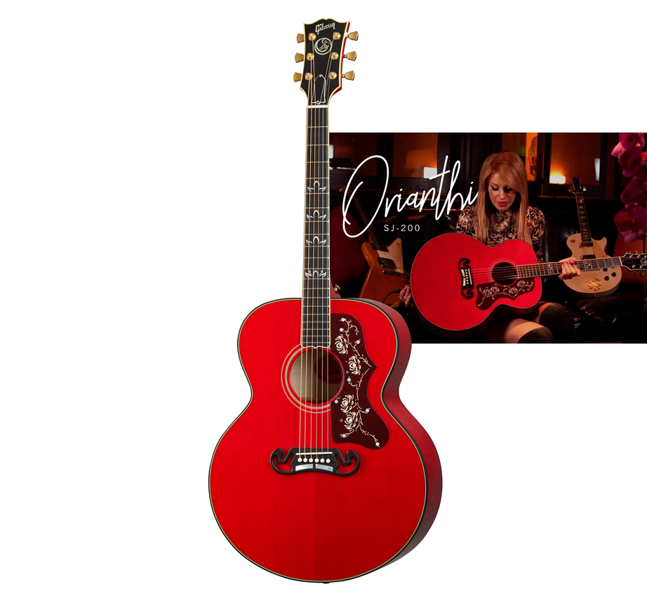 Gibson Orianthi SJ-200 Cherry