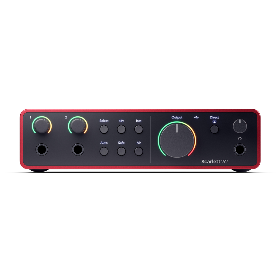 Interface Áudio USB Focusrite Scarlett 2i2 4th Gen