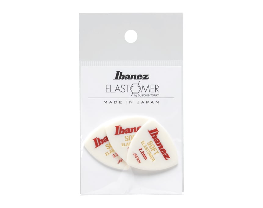 Ibanez BEL4ST22 2.2mm Elastomer Triangle Soft 3 uni Picks